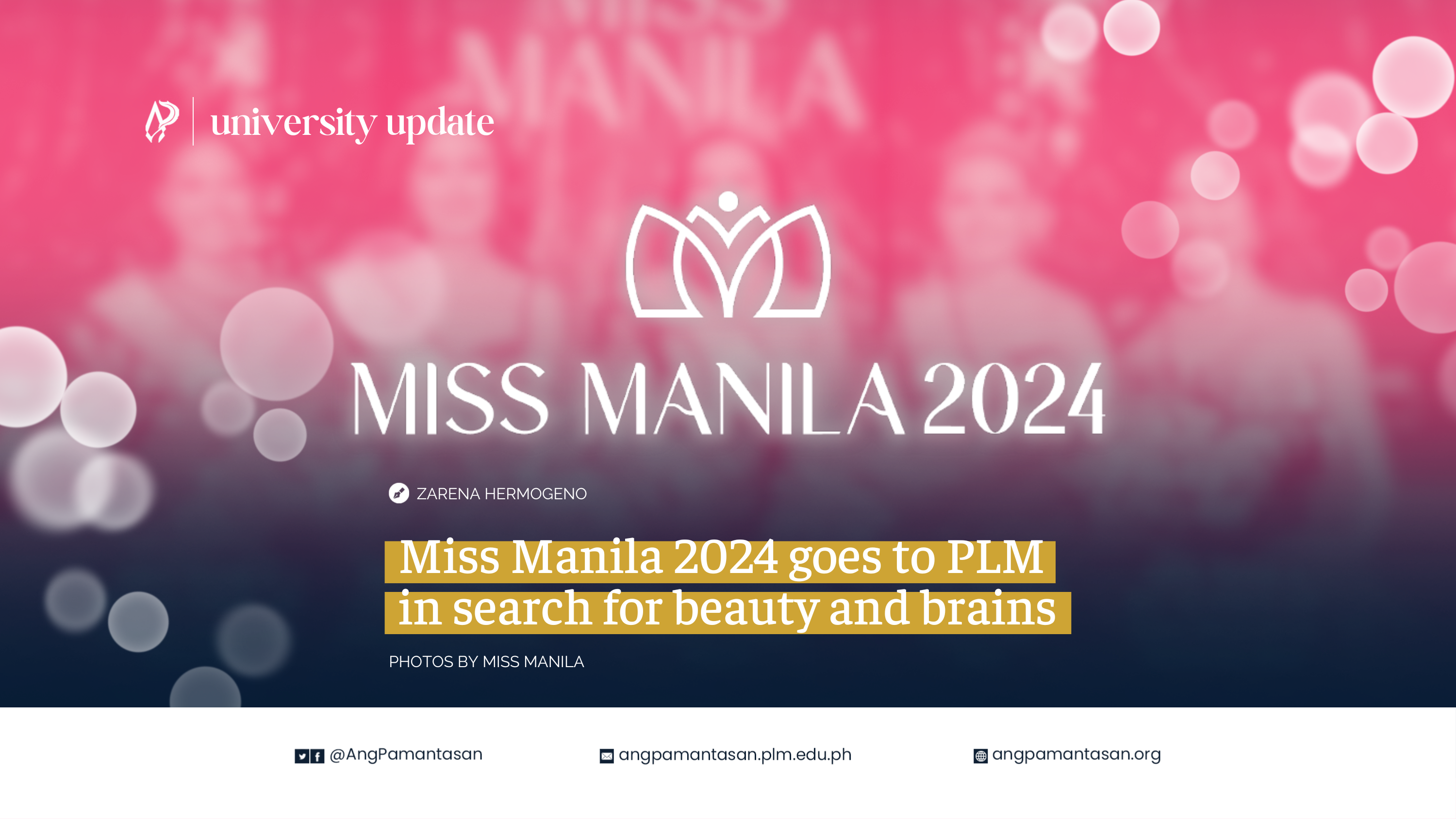 Miss Manila 2024 cover