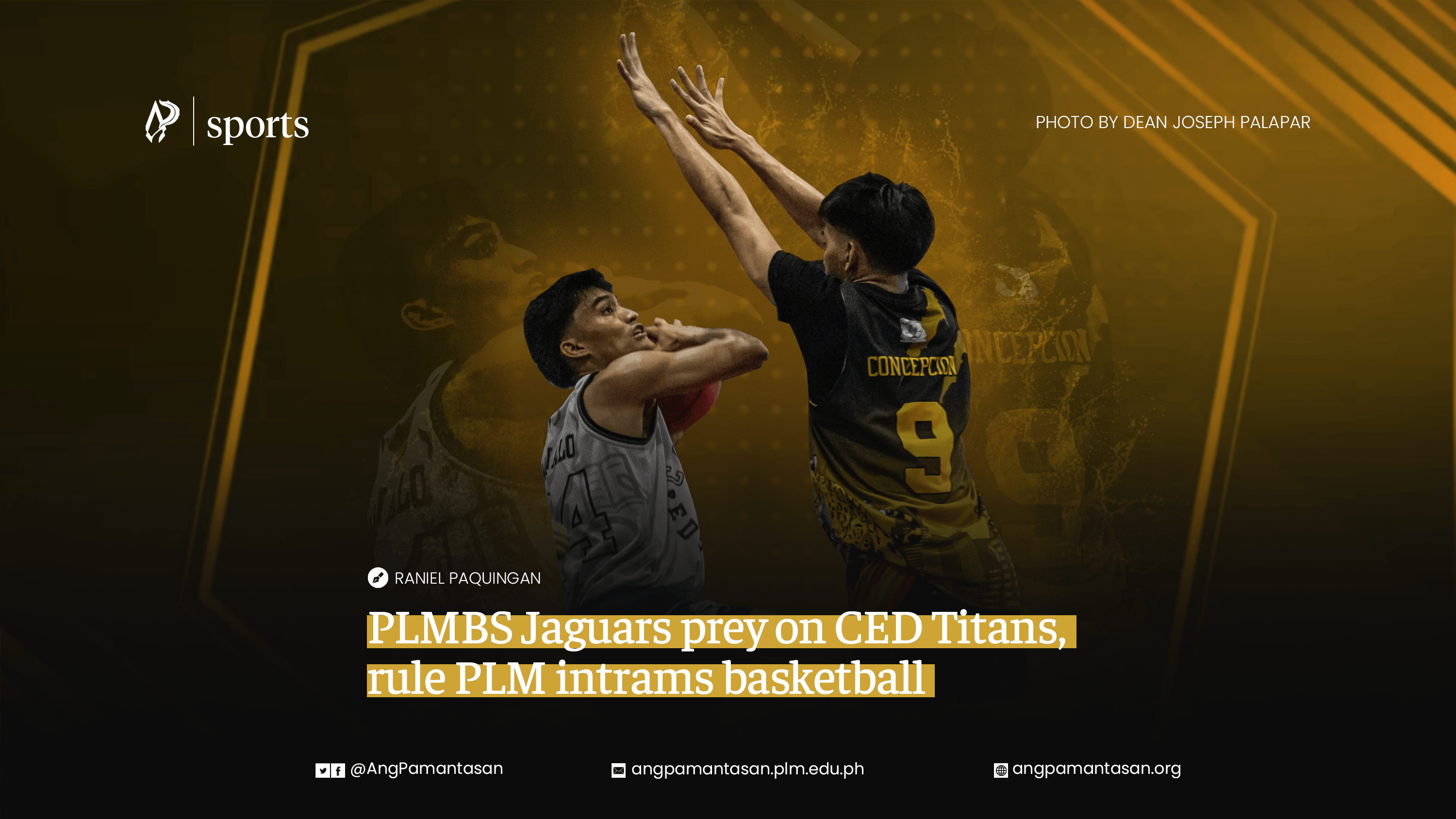 PLMBS Jaguars prey on CED Titans, rule PLM intrams basketball cover