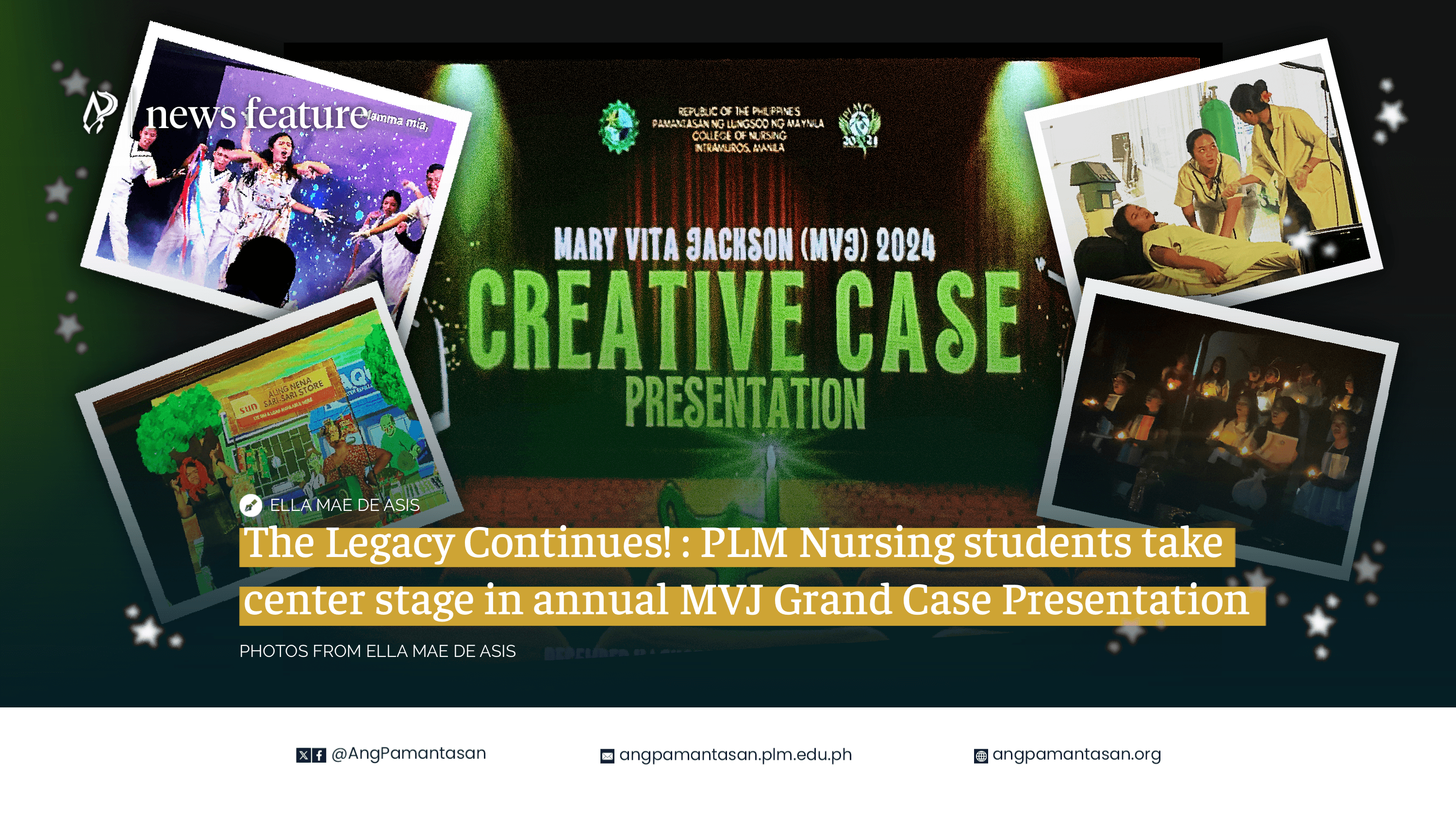 The Legacy Continues! : PLM Nursing students take center stage in annual MVJ Grand Case Presentation