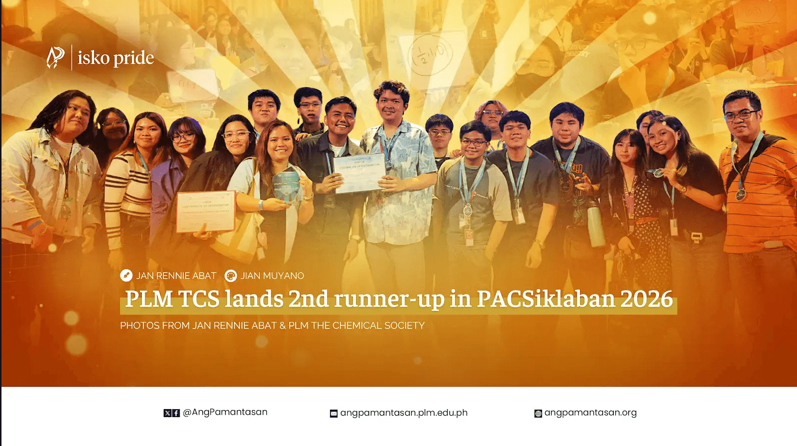 PLM TCS lands 2nd runner-up in PACSiklaban 2026