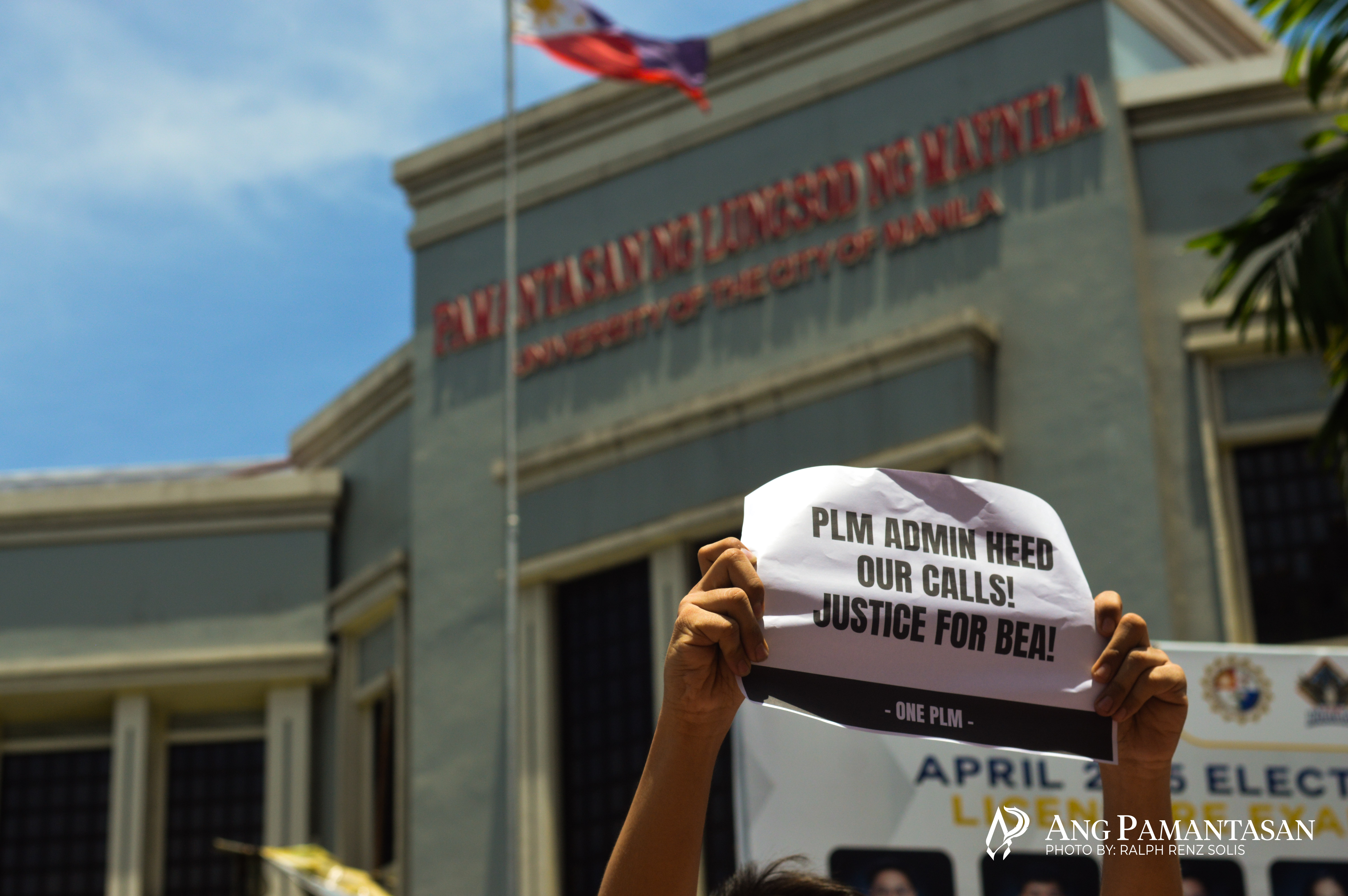 Youth groups, victim’s parents hold protest against hazing incident at PLM