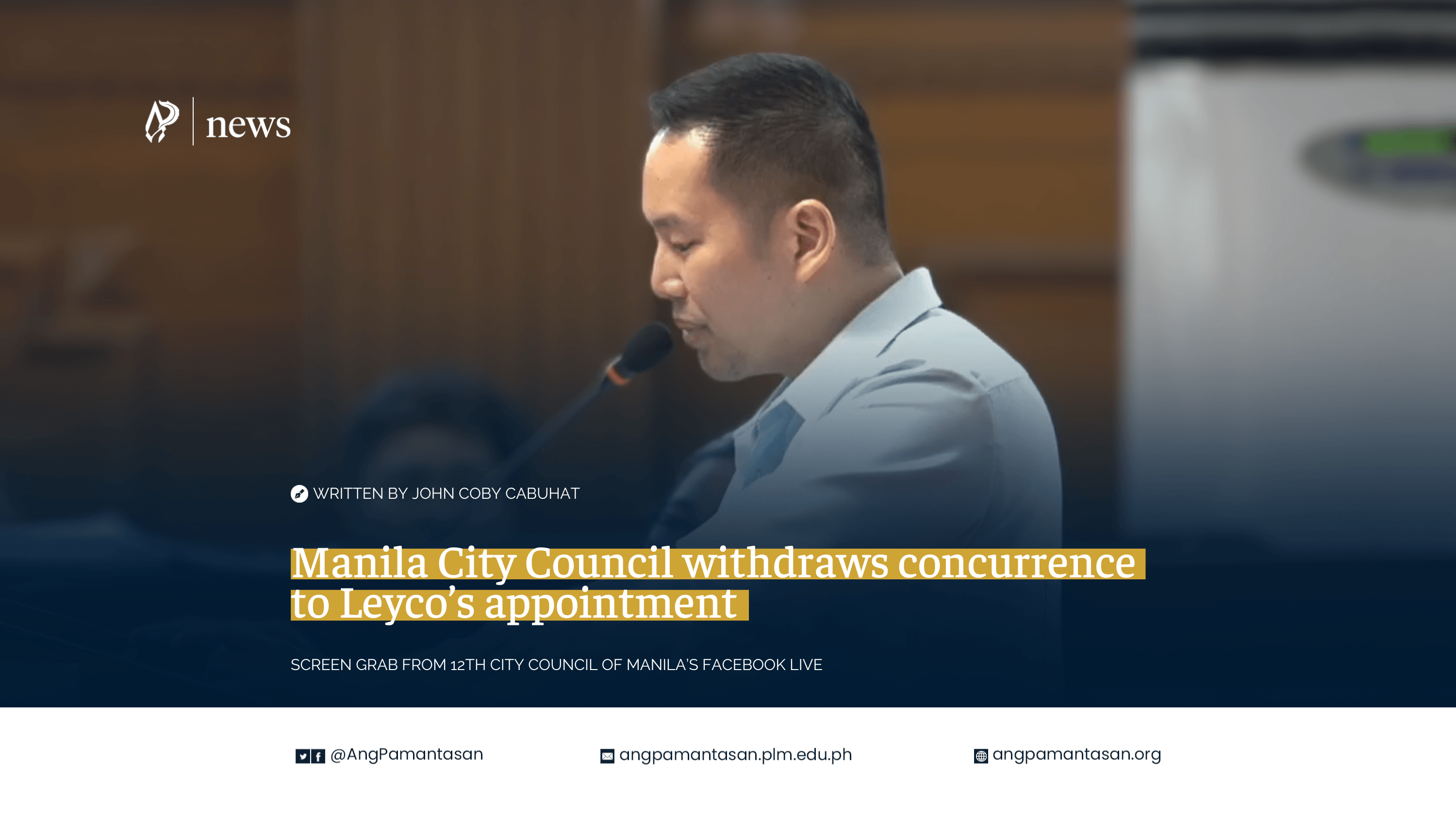 Manila City Council withdraws concurrence to Leyco’s appointment cover