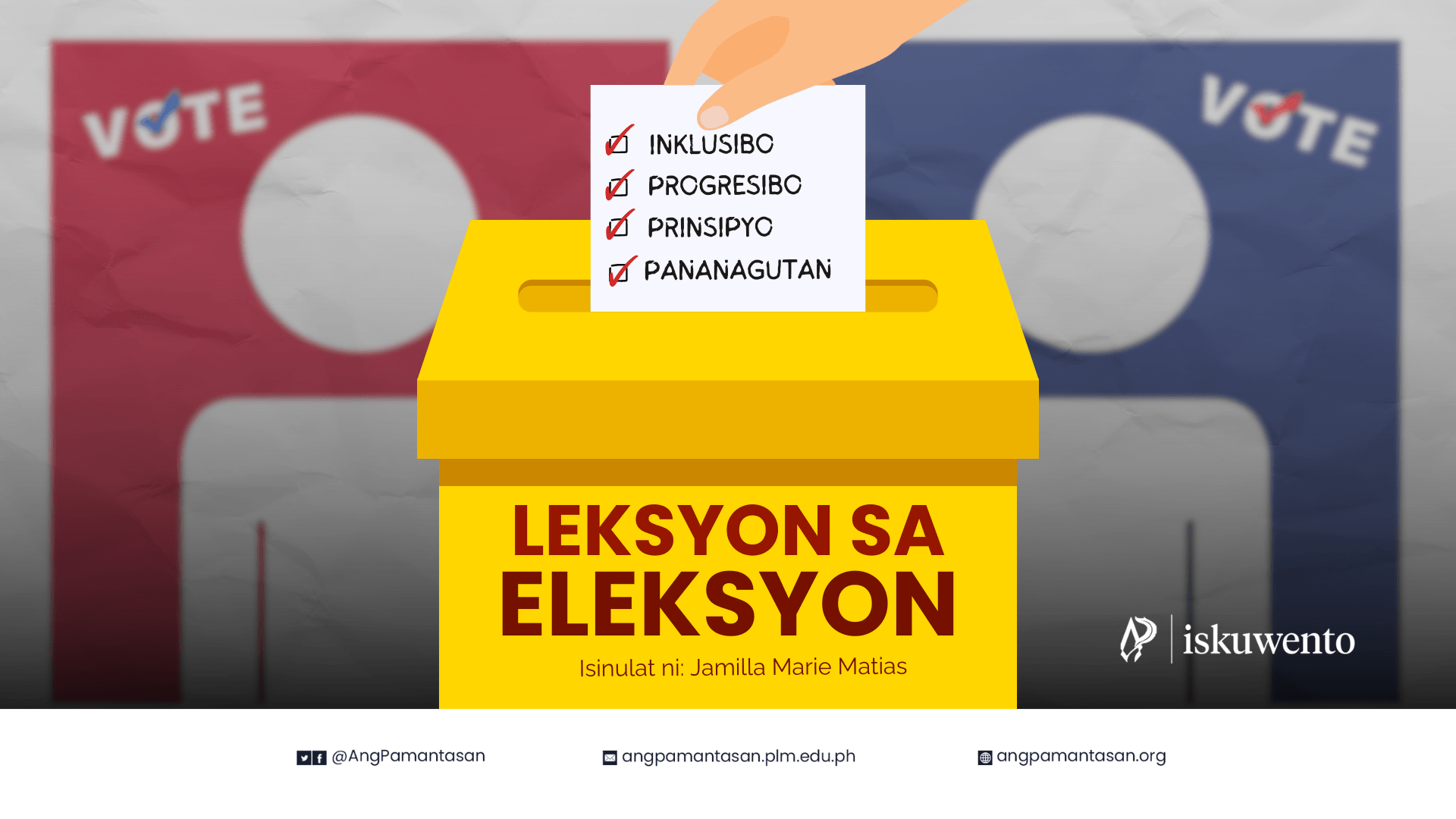 Leksyon sa Eleksyon cover