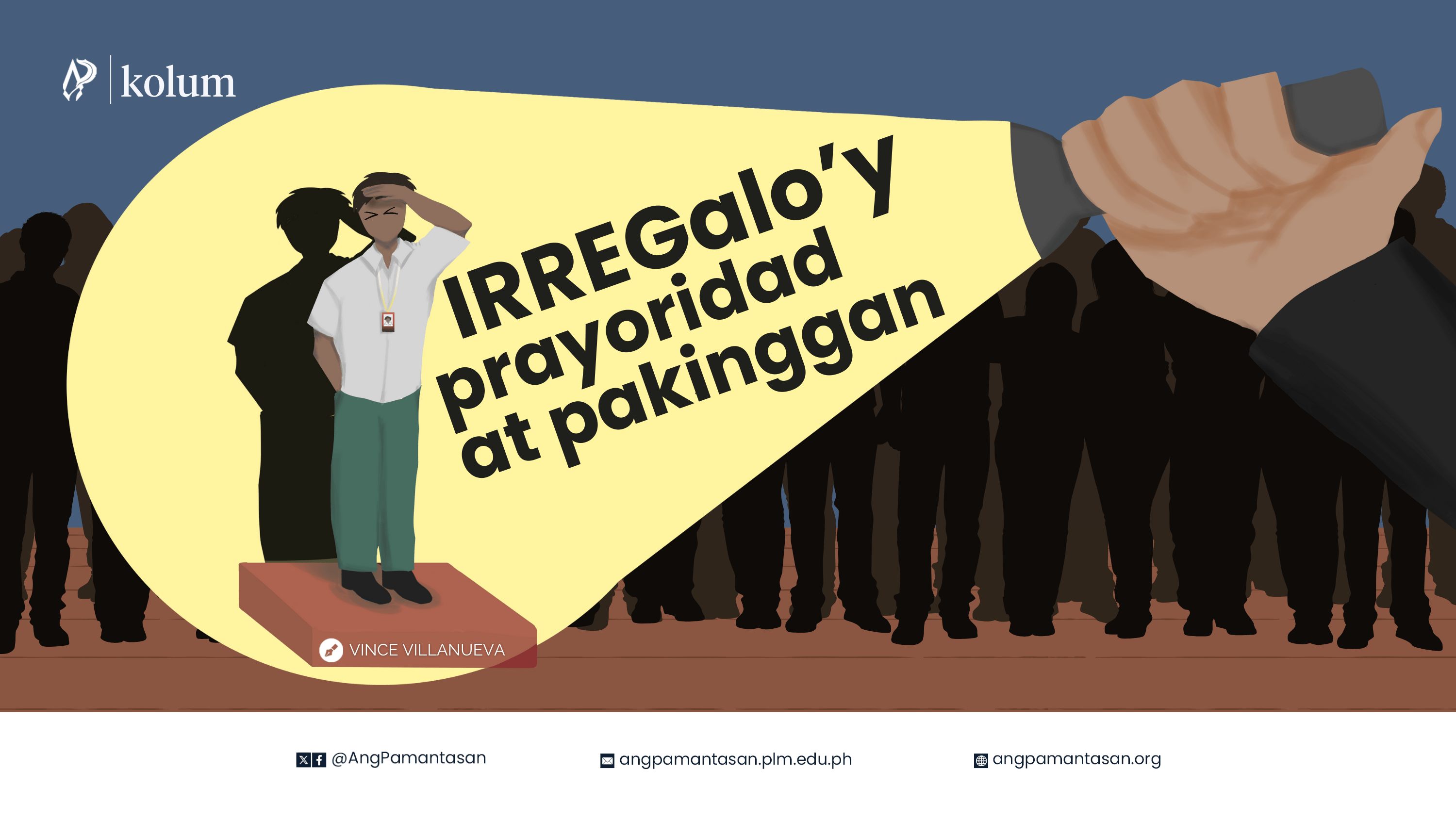 IRREGalo’y prayoridad at pakinggan