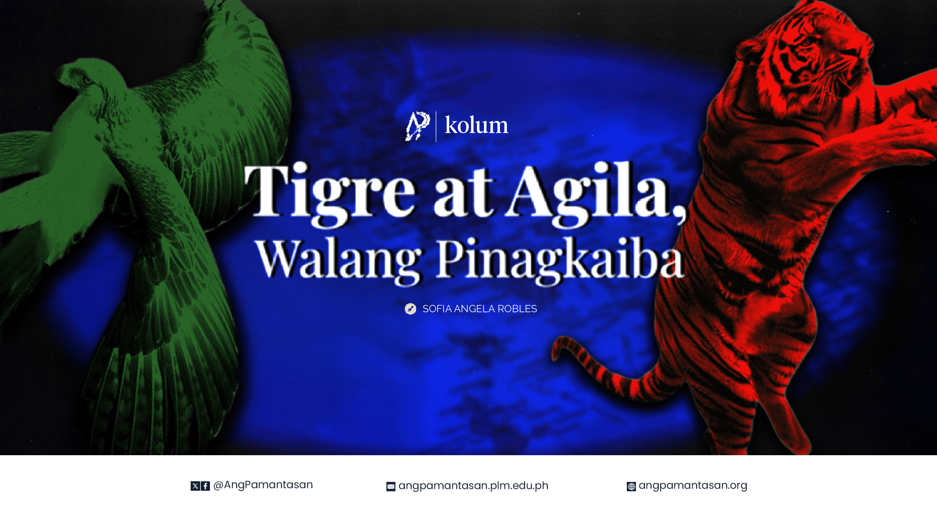 KOLUM | Tigre at Agila, Walang Pinagkaiba